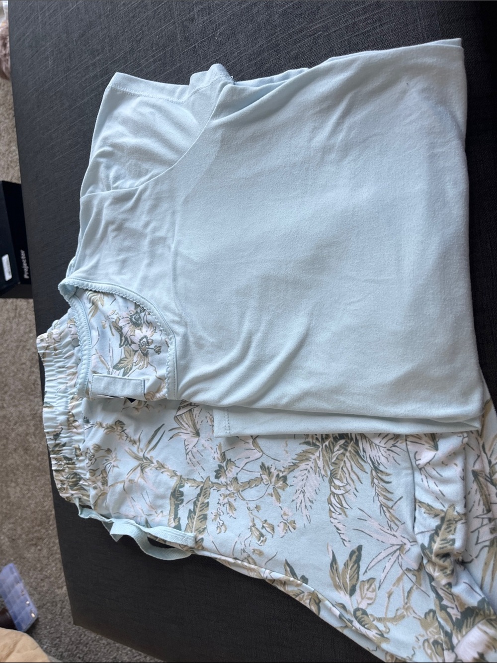 Echo Light Blue Floral Pajama Set